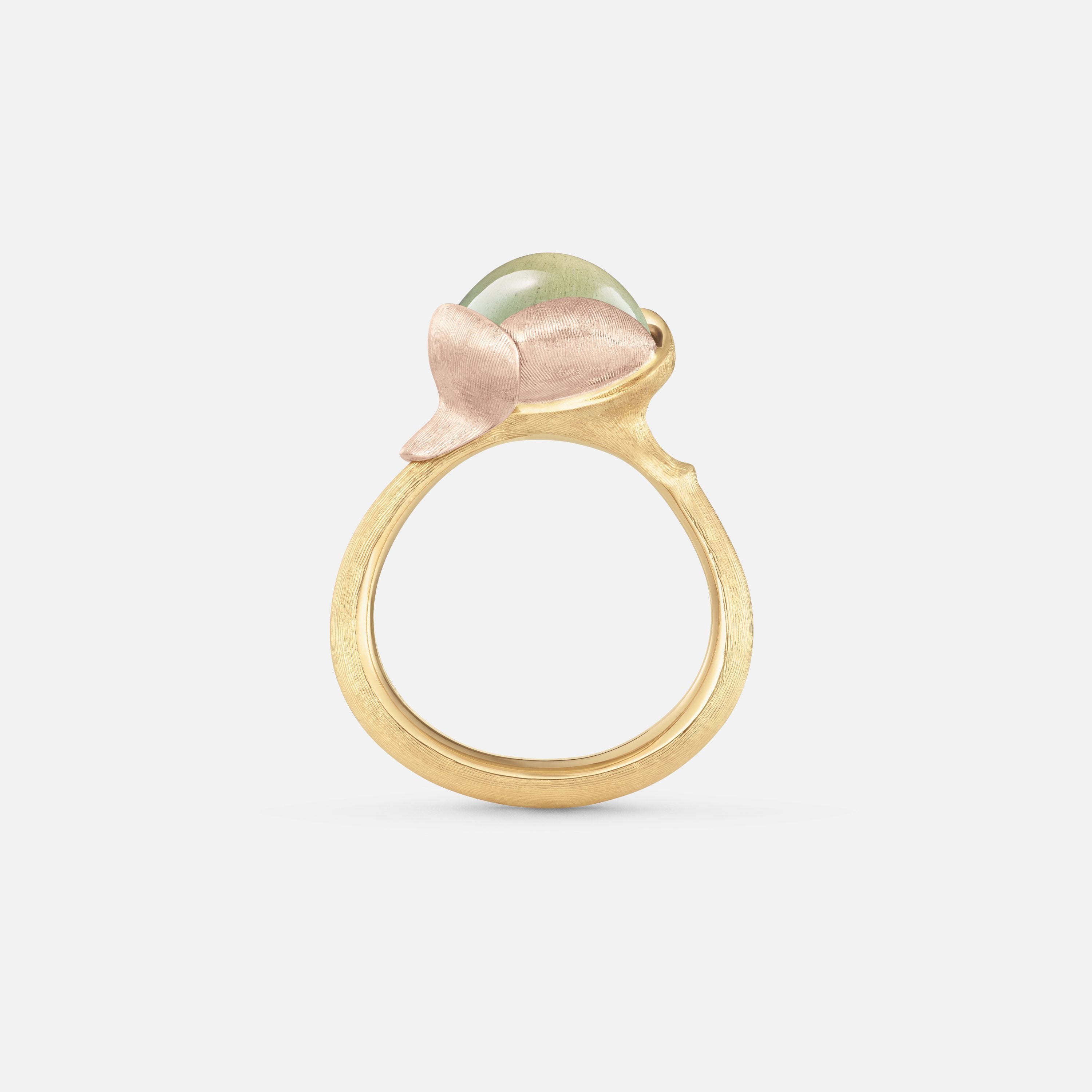 Lotus Ring 2 Aquamarine