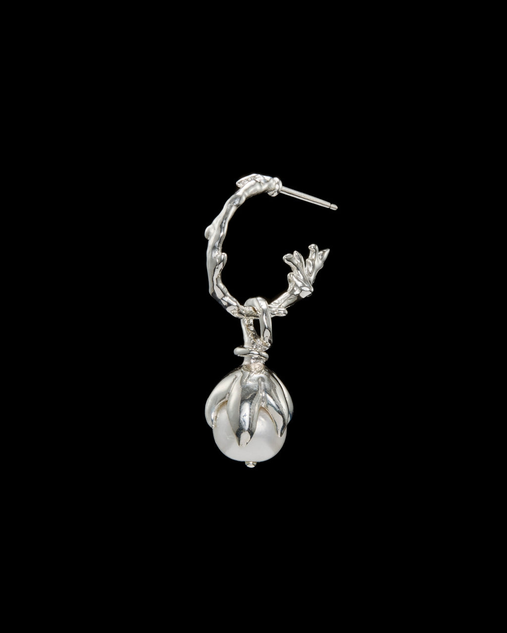 Bud Hoop Earring