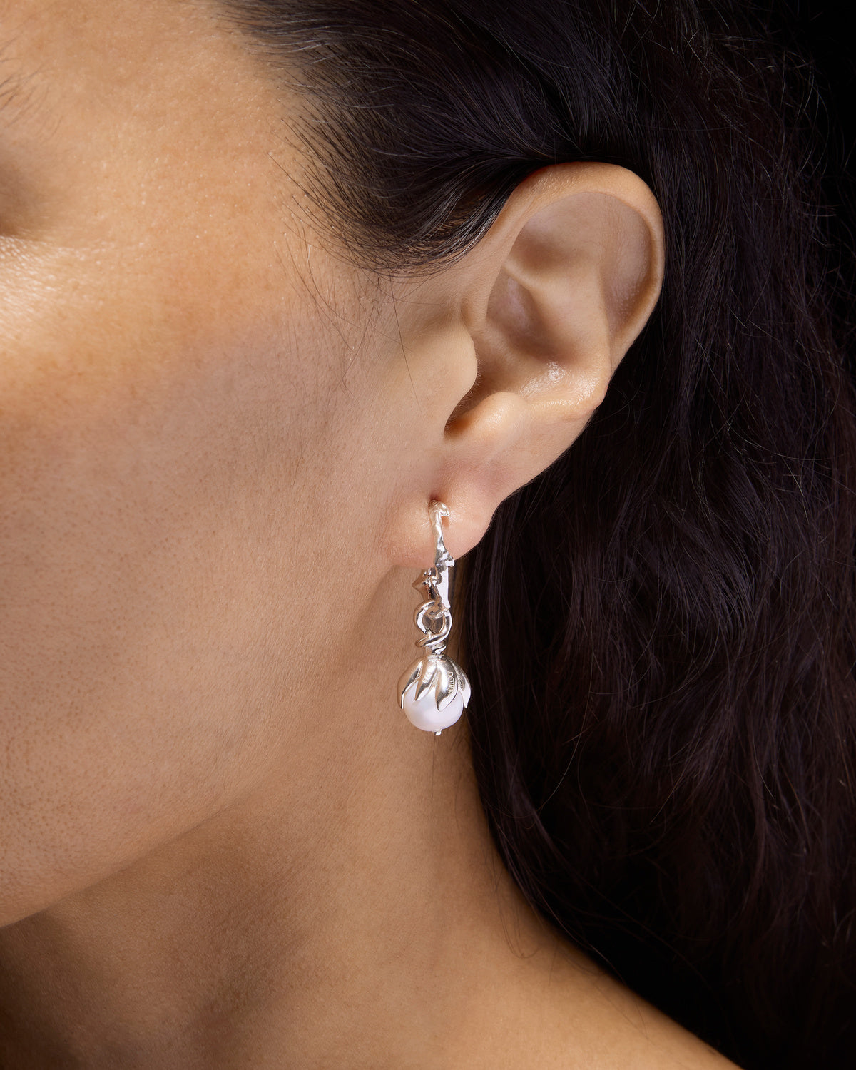 Bud Hoop Earring