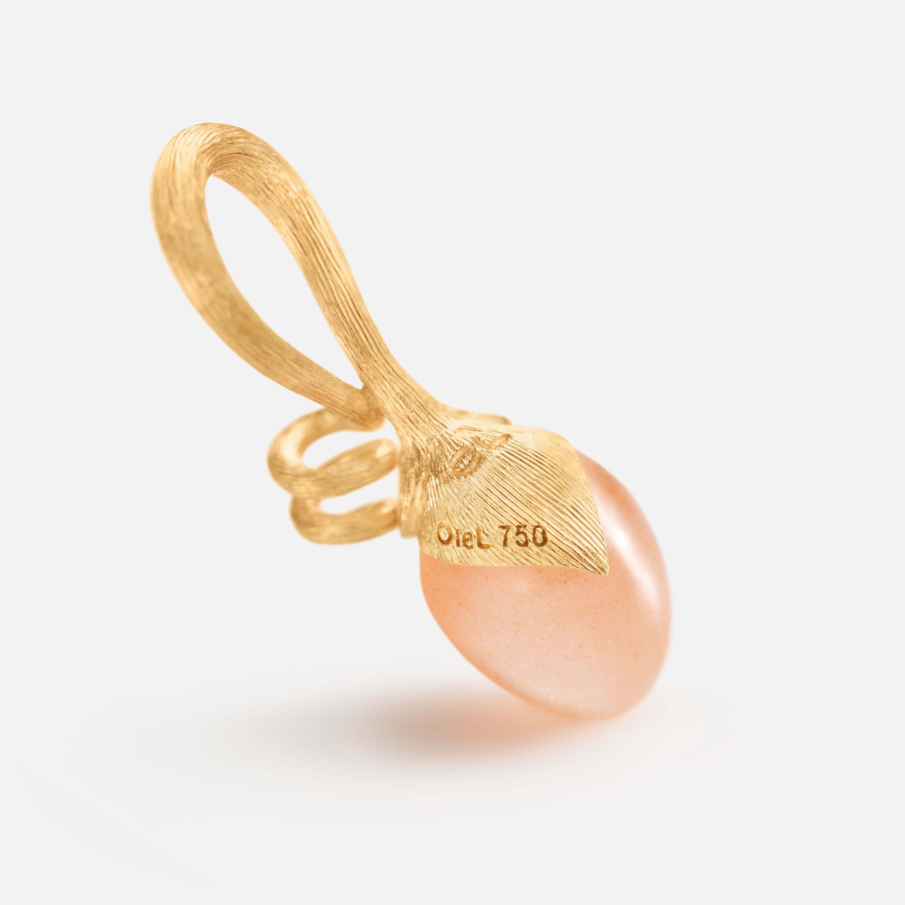 Lotus Sprout Pendant Blush Moonstone