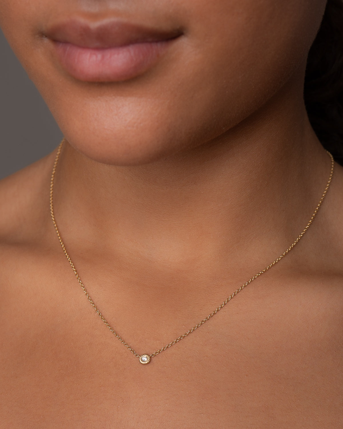 Glory Solitaire Necklace