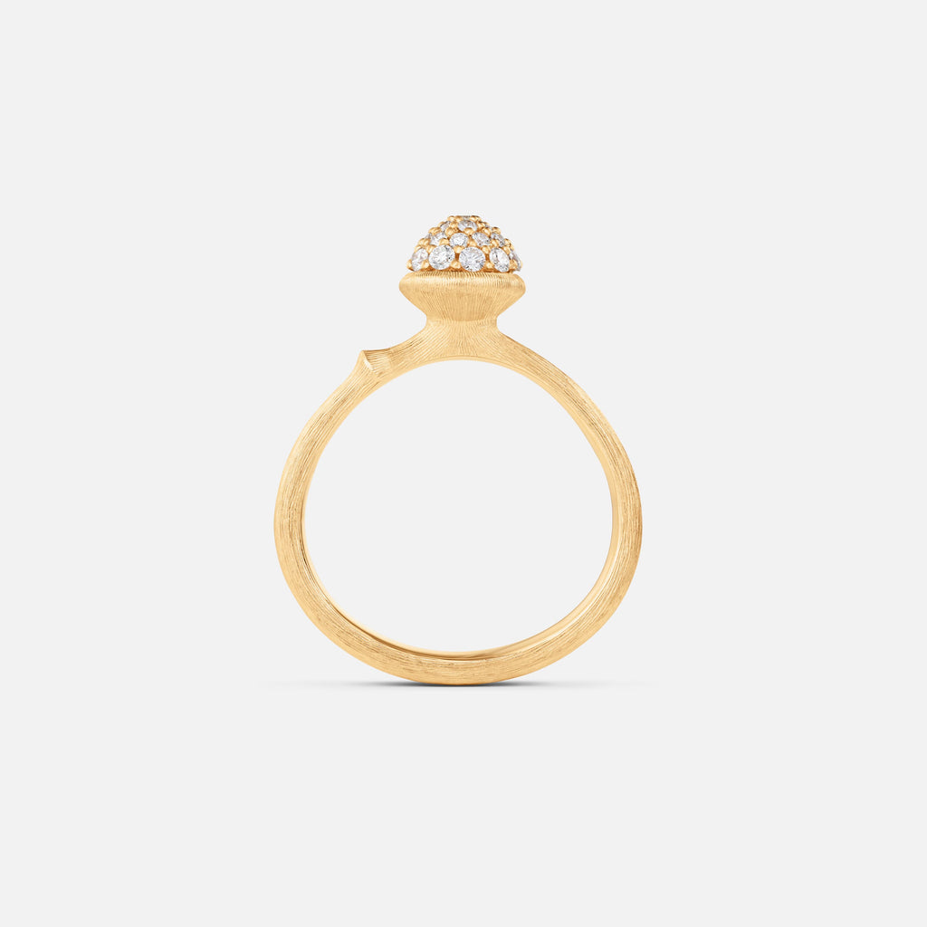 Lotus Ring Small Pavé