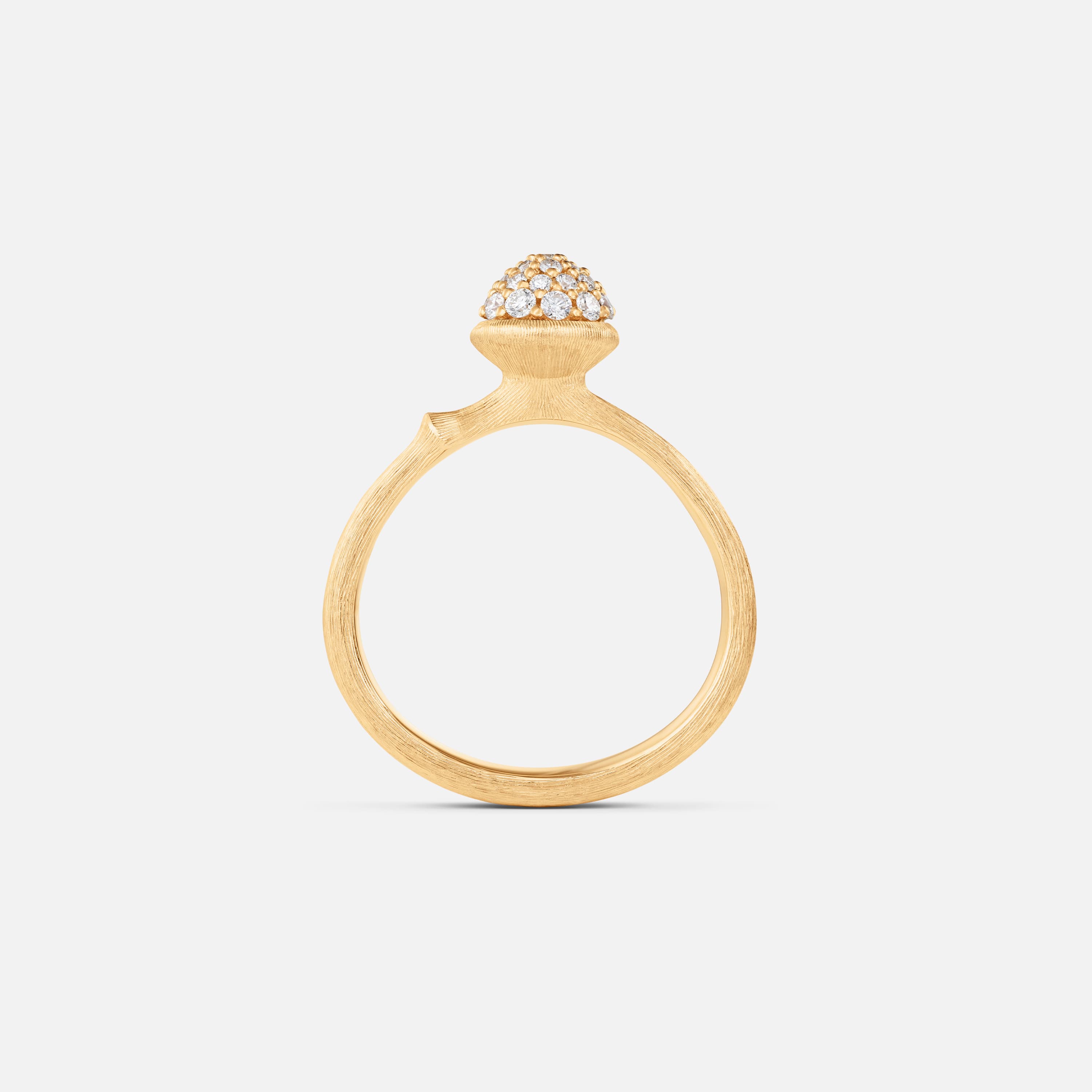 Lotus Ring Small Pavé