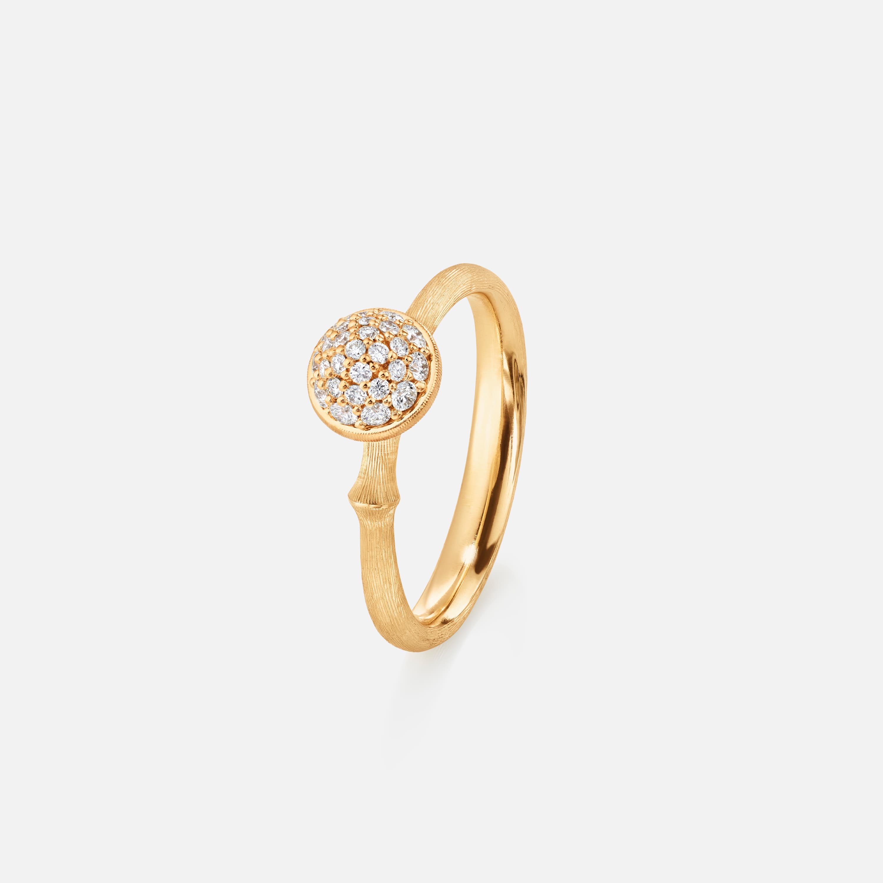 Lotus Ring Small Pavé