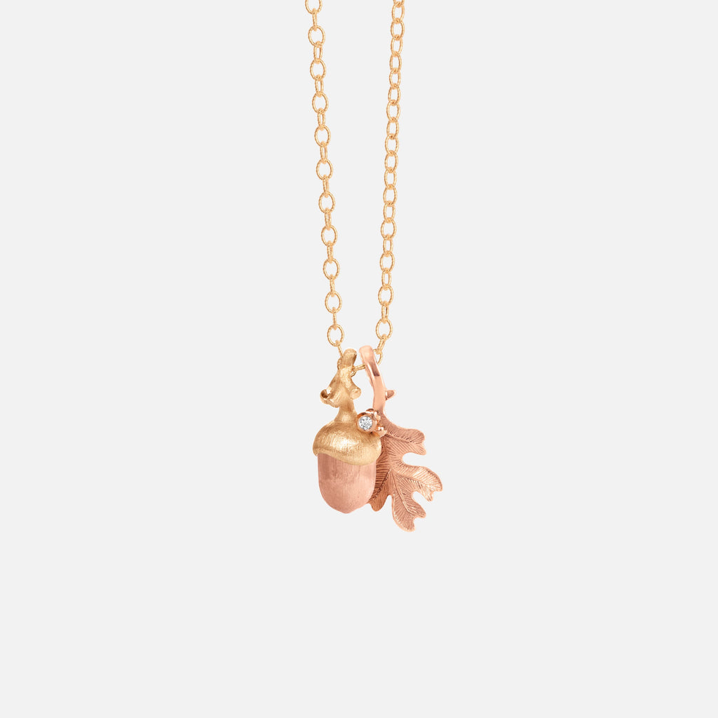 Forest Oak Leaf Pendant Small