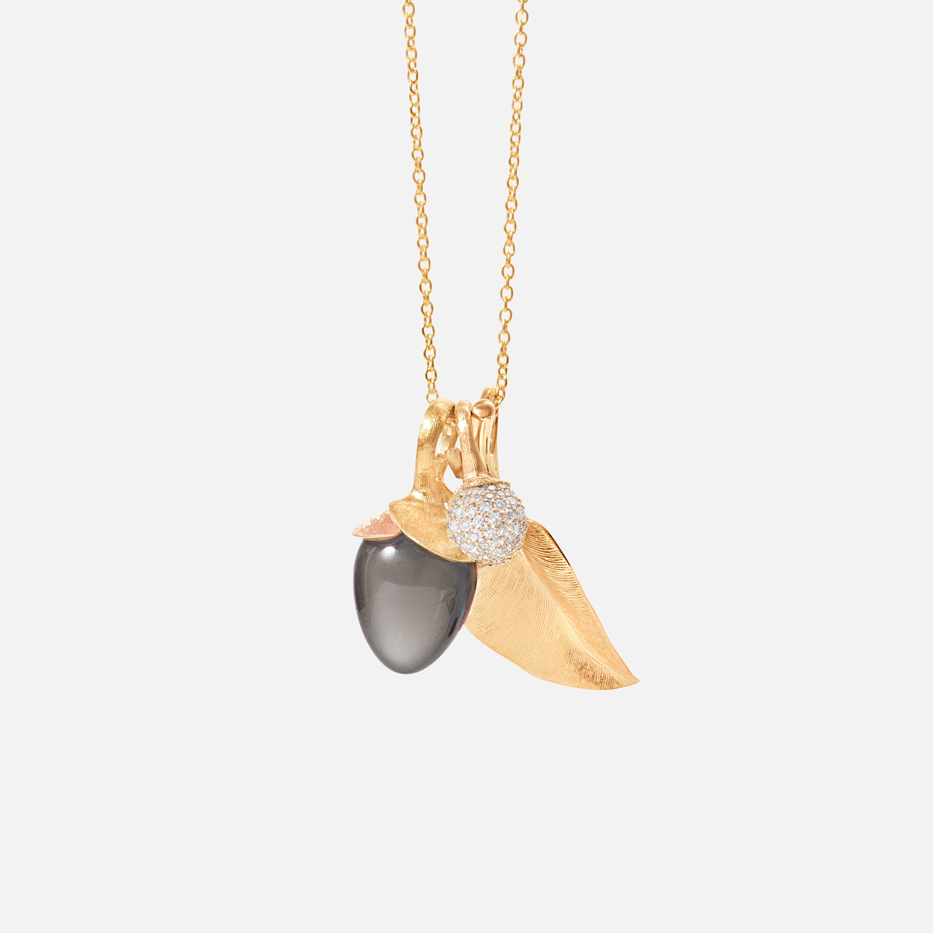Leaves Pendant Round Small