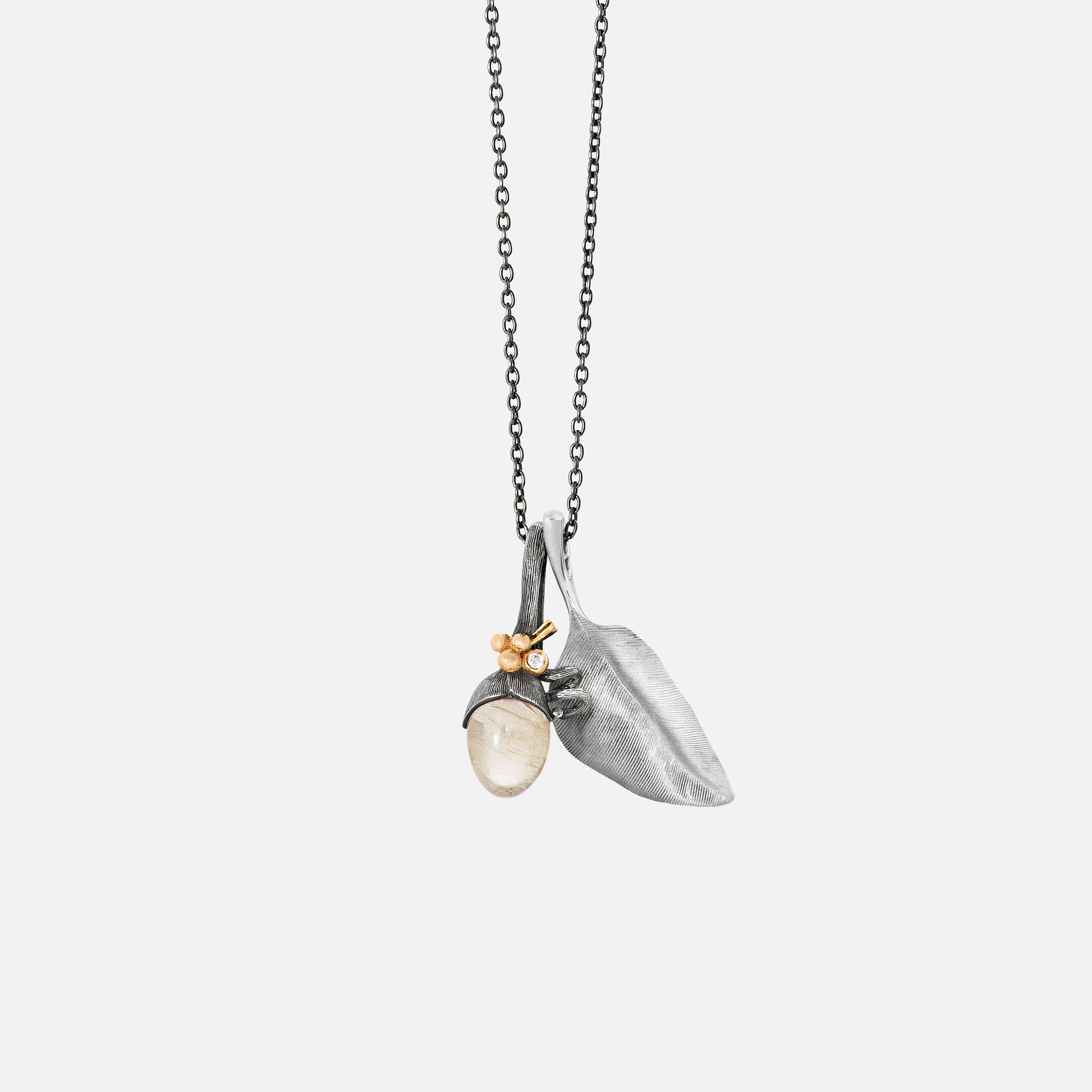 Leaves Pendant Round Small