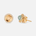 Lotus Diamond Wreath Earring Pendants