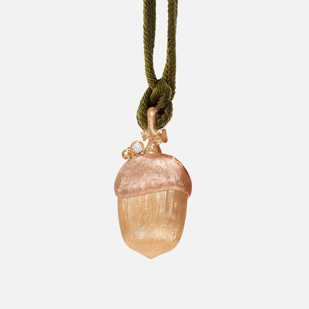 Forest Acorn Pendant Large