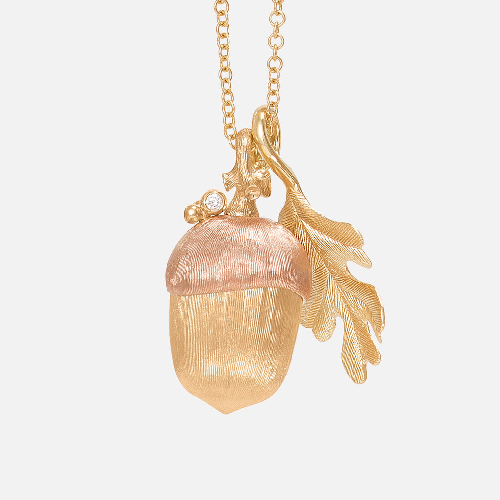 Forest Acorn Pendant Large