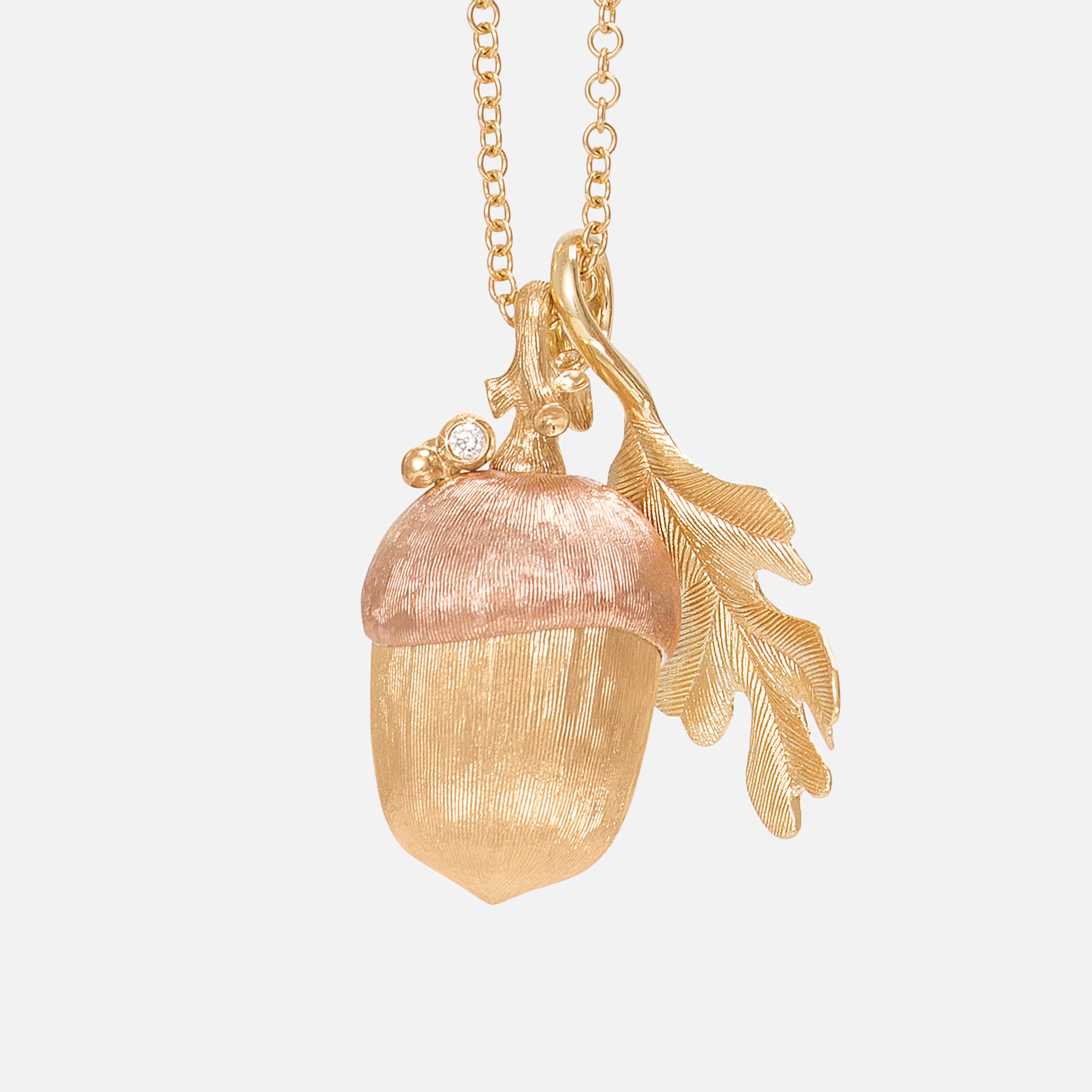 Forest Acorn Pendant Large