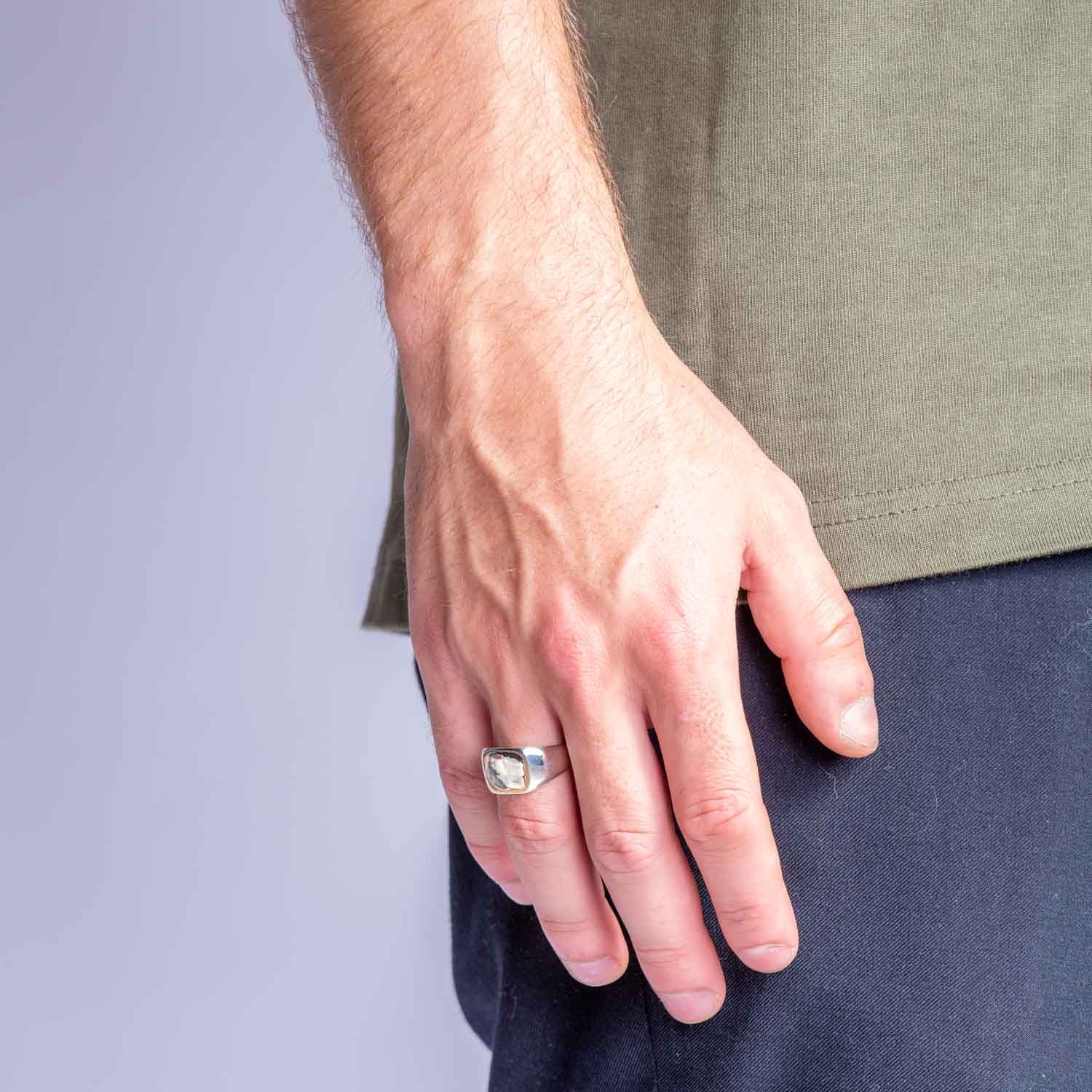 Cushion Polished Ring