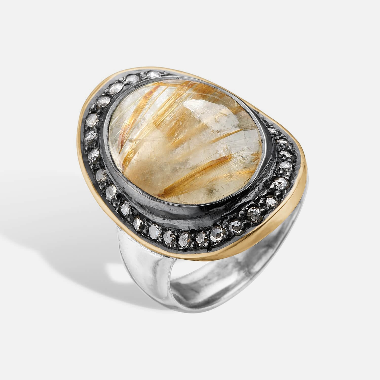 Corso BoHo Rutile Quartz Ring