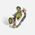 Grace Single Stones Green Mix Ring