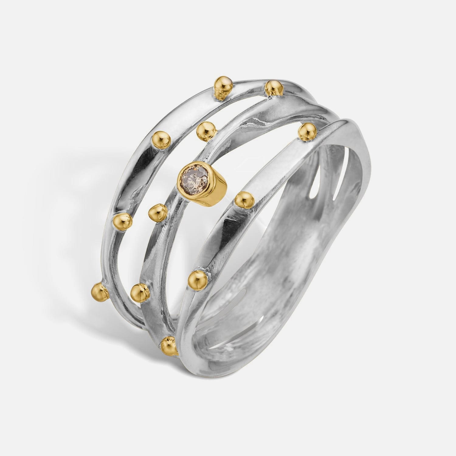 Lotus Trio Ring