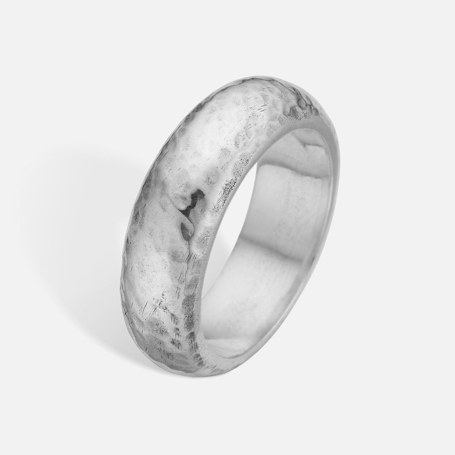 Elon Hammered Ring