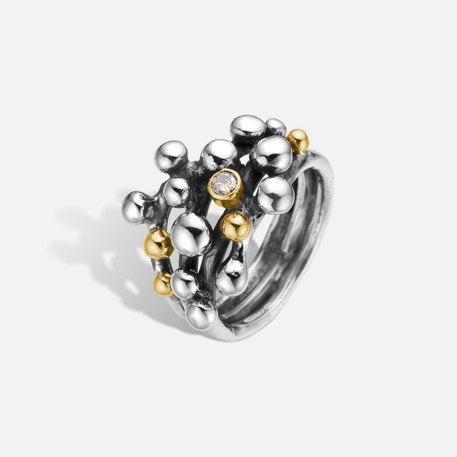 Rose Buds-3 Ring