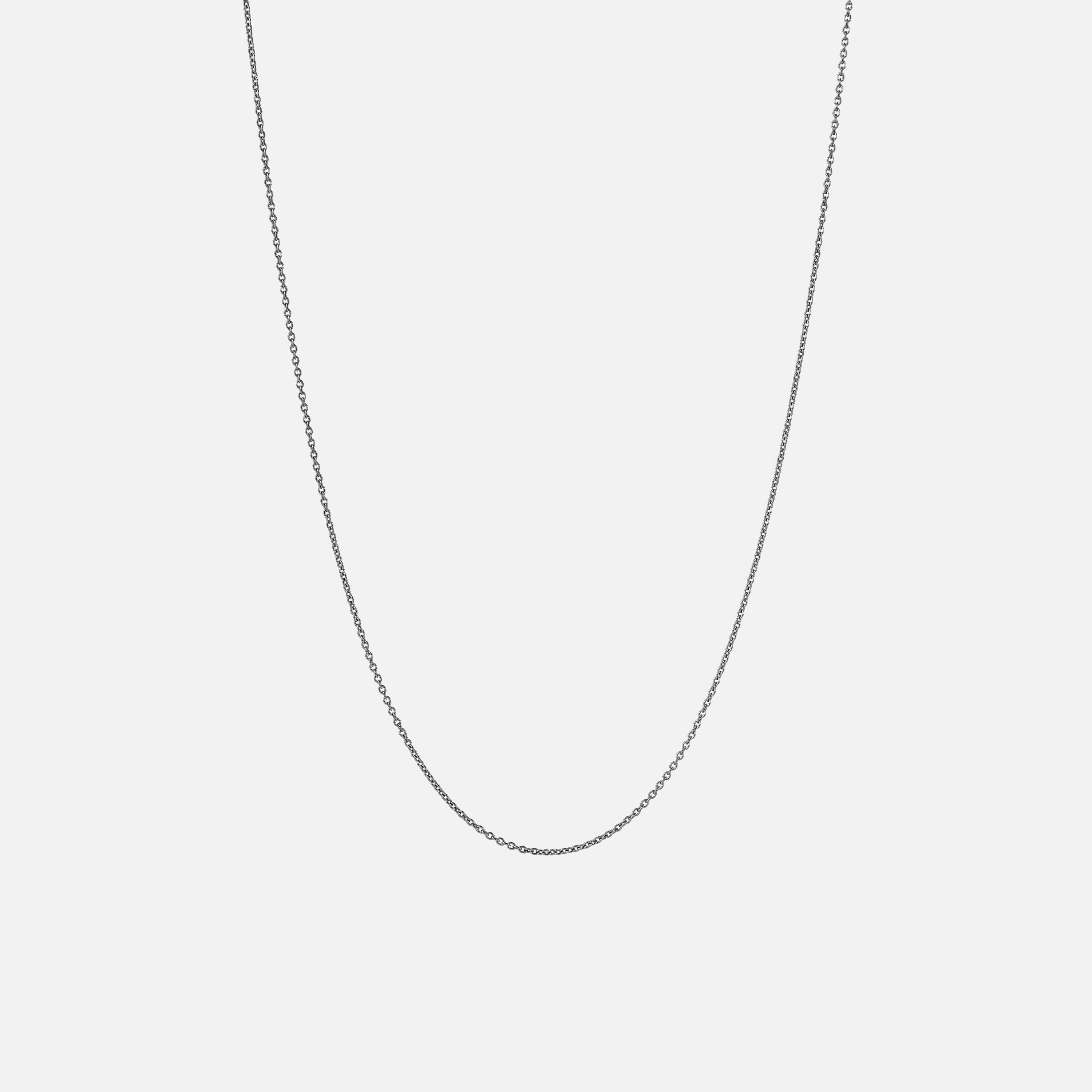 Oxidized Silver Collier 80/50 cm