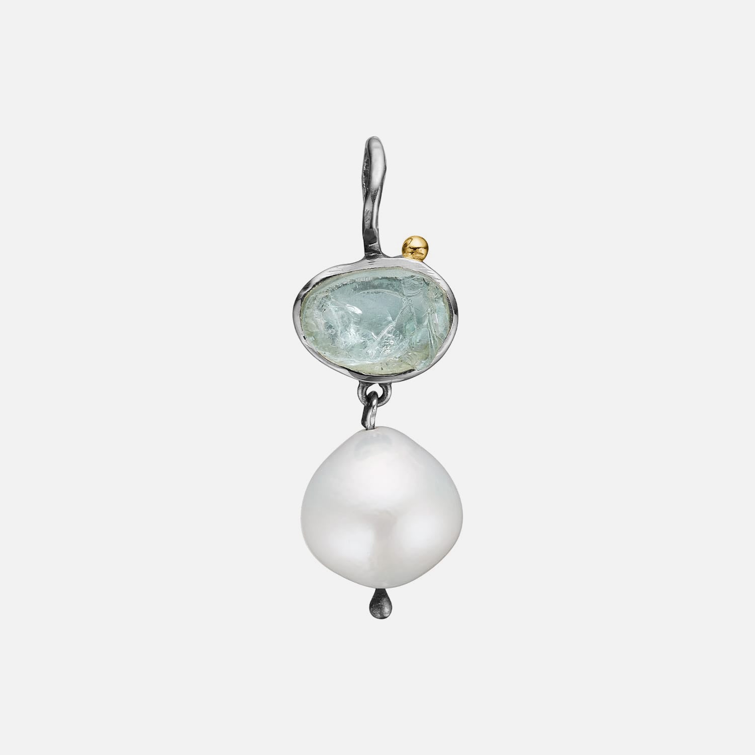 Grace Raw Aqua Pearl Hänge