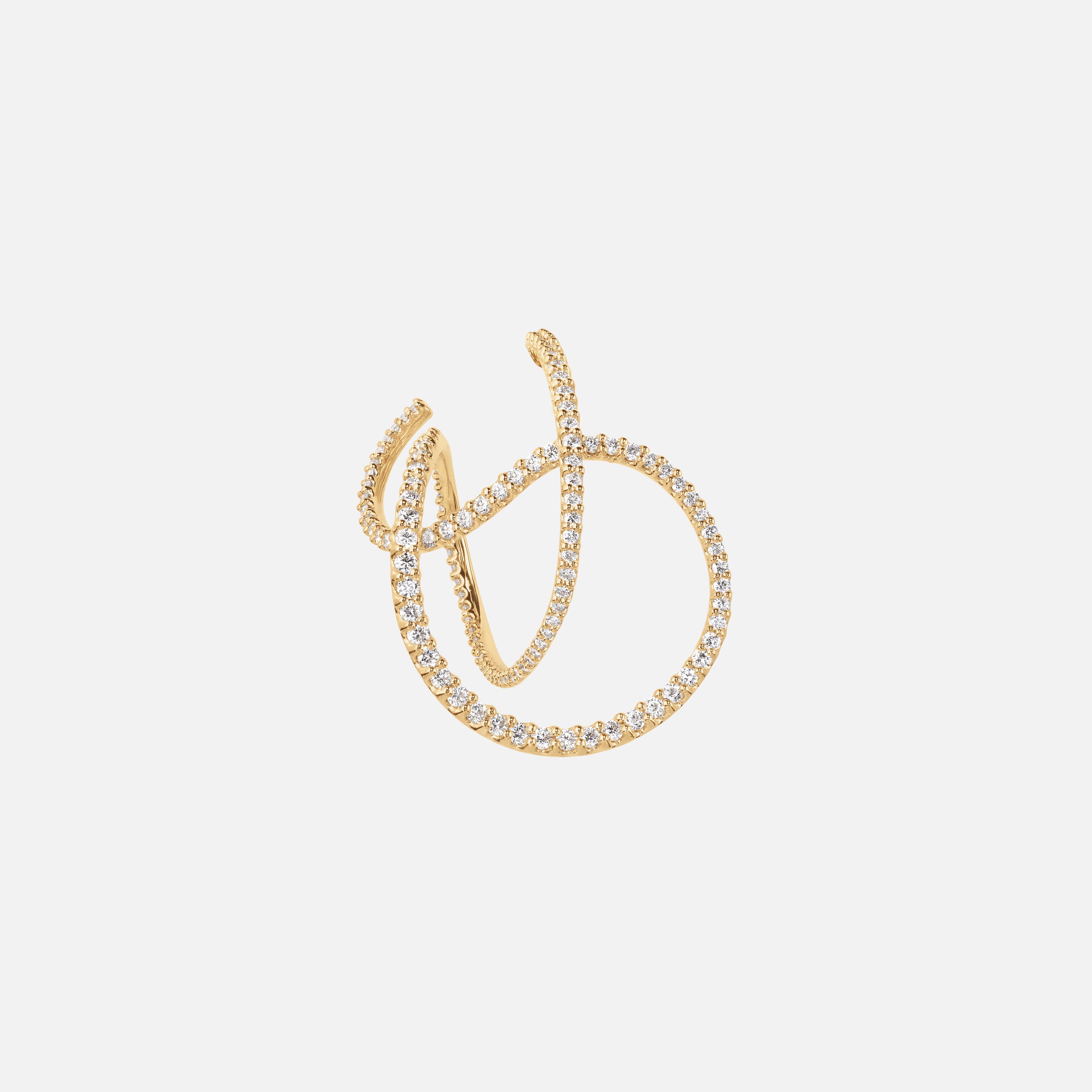 Love Band Earring Twisted
