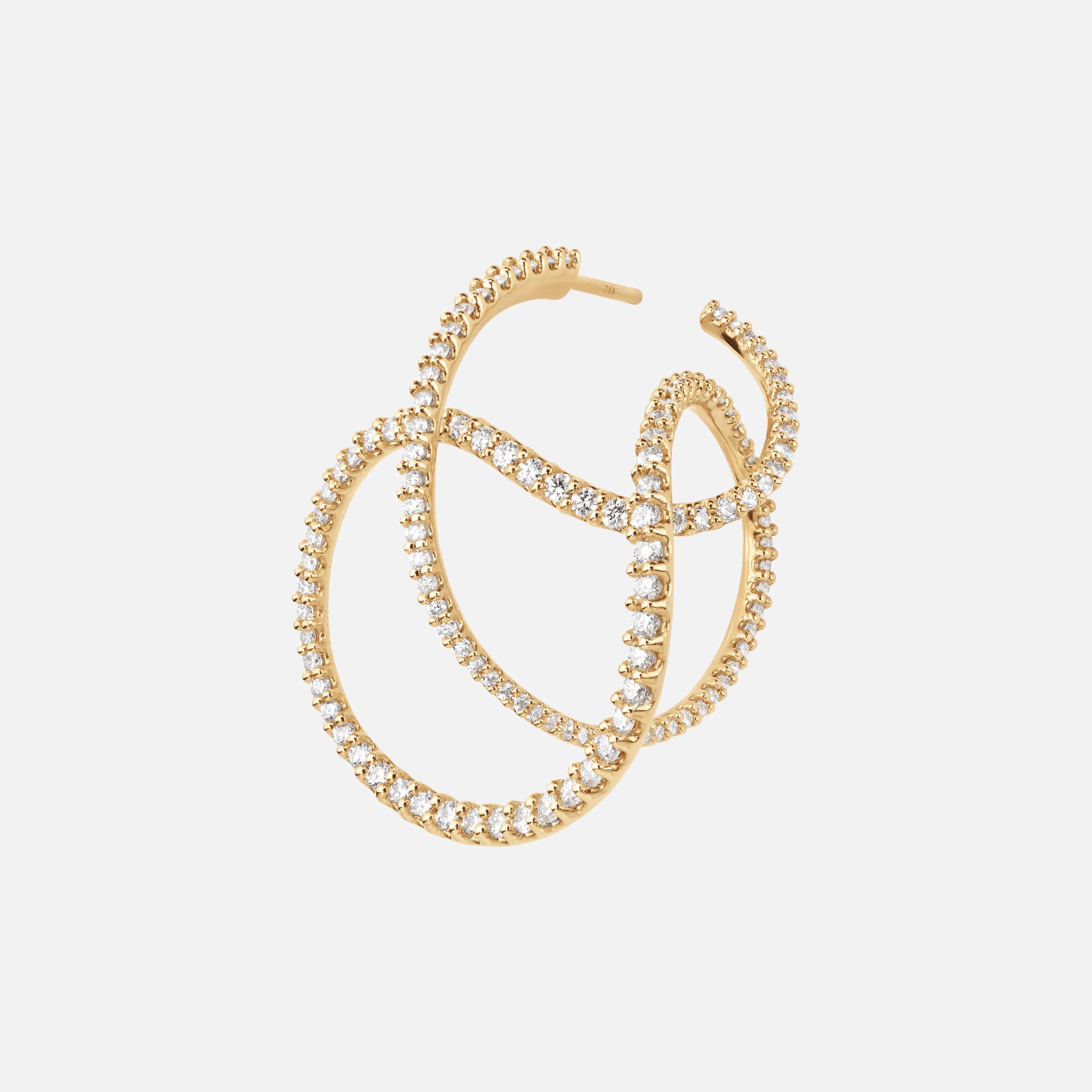 Love Band Earring Twisted