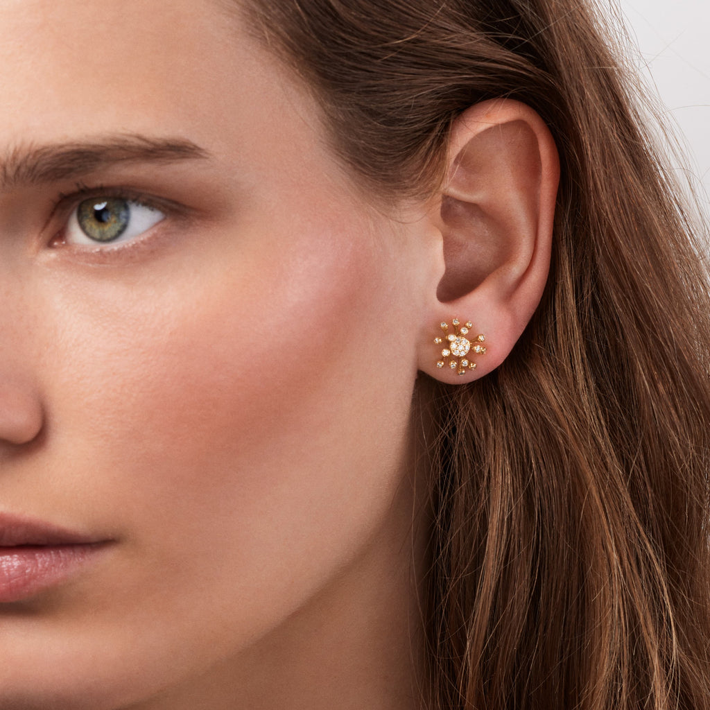 Wild Rose Stud Earrings