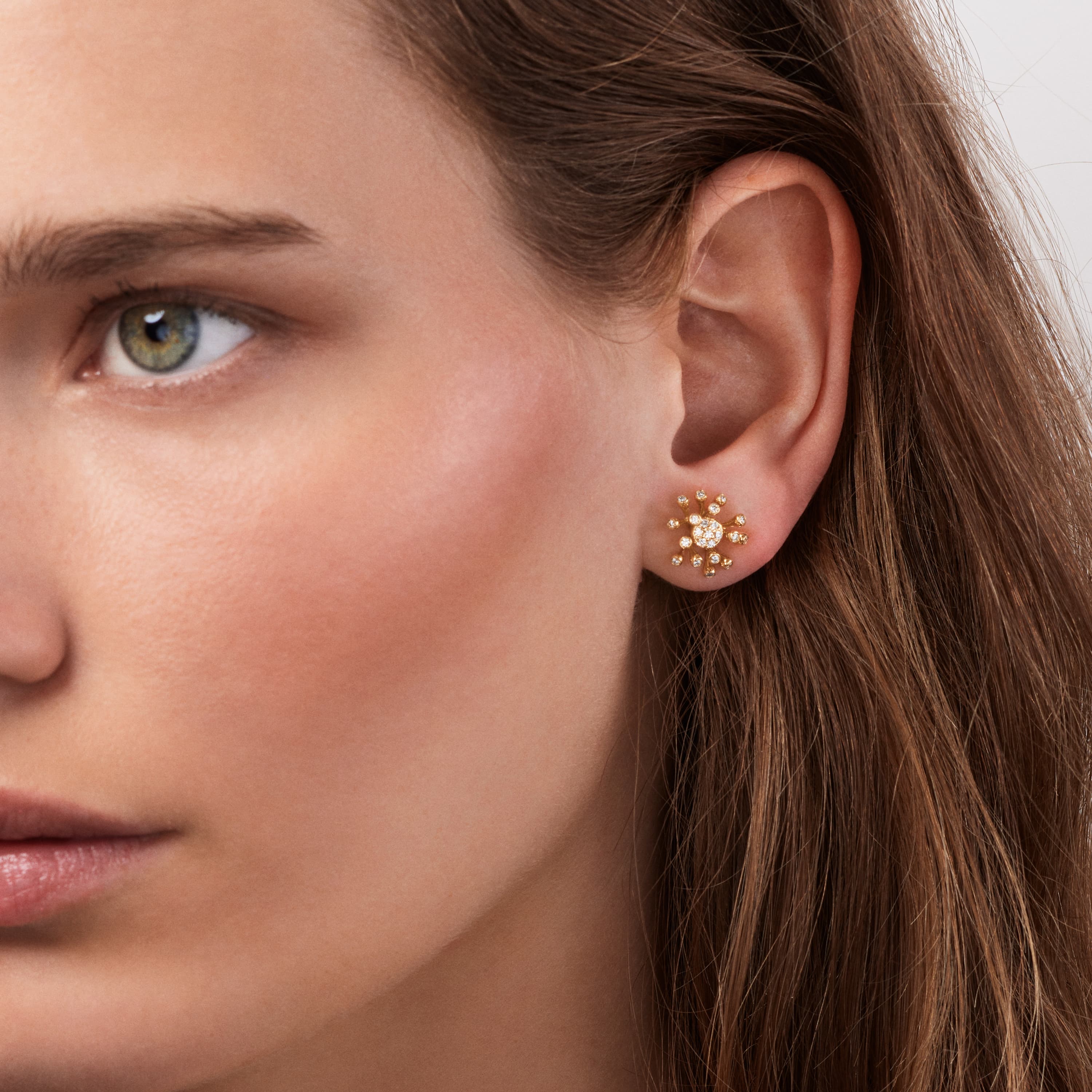 Wild Rose Stud Earrings