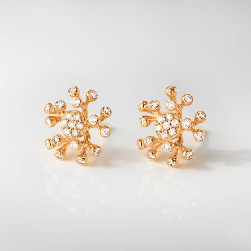 Wild Rose Stud Earrings