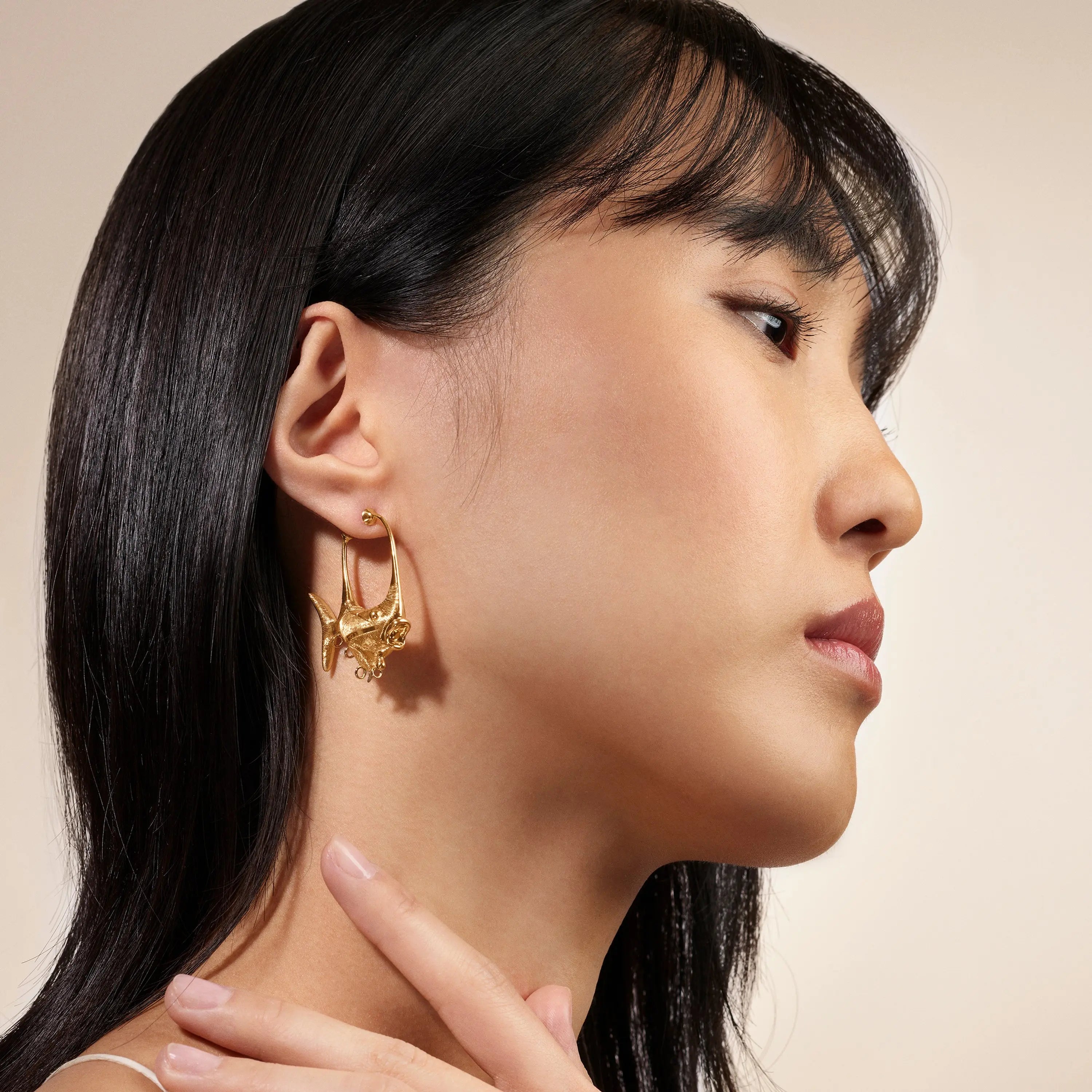 Young Fish Earring Large