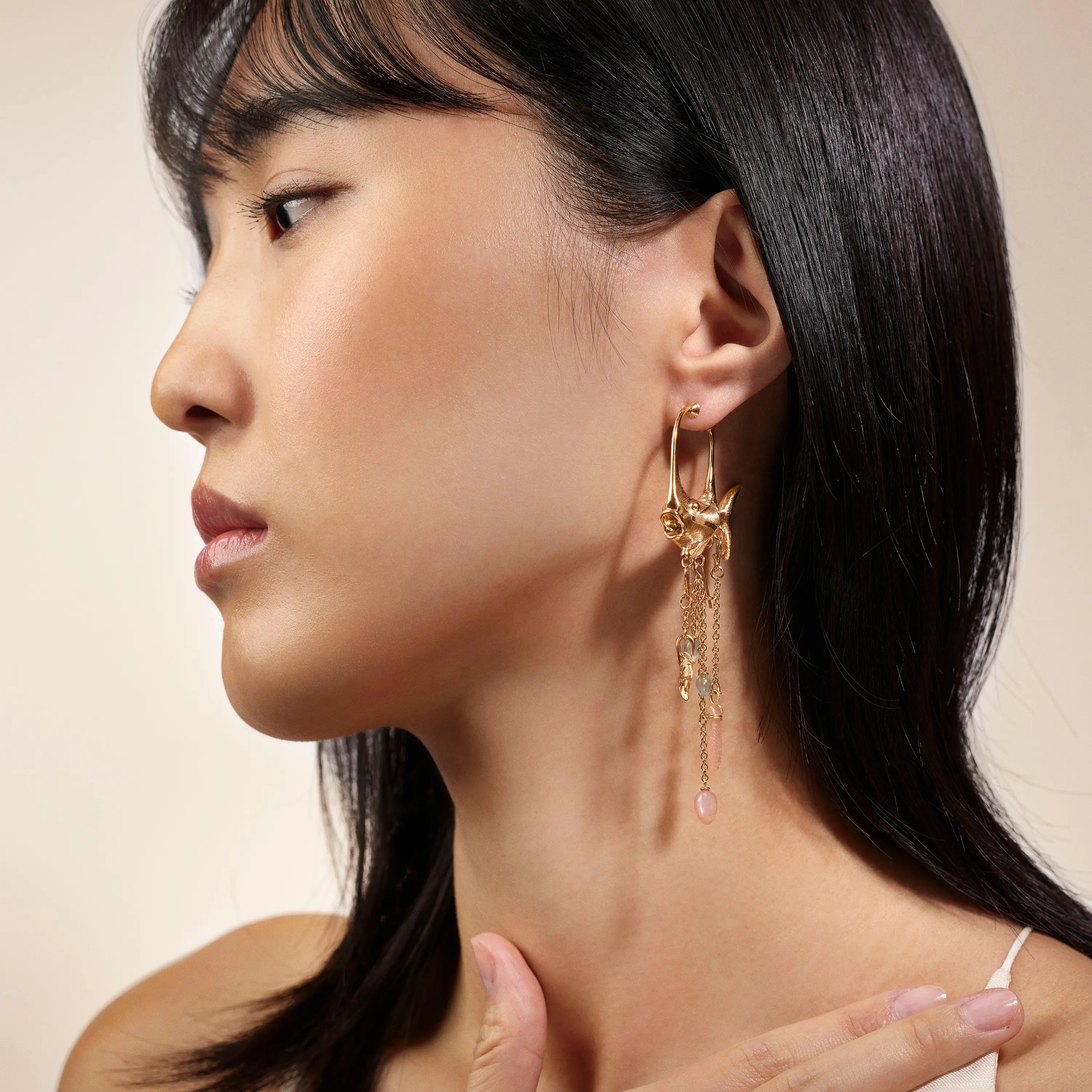 Young Fish Earring Large