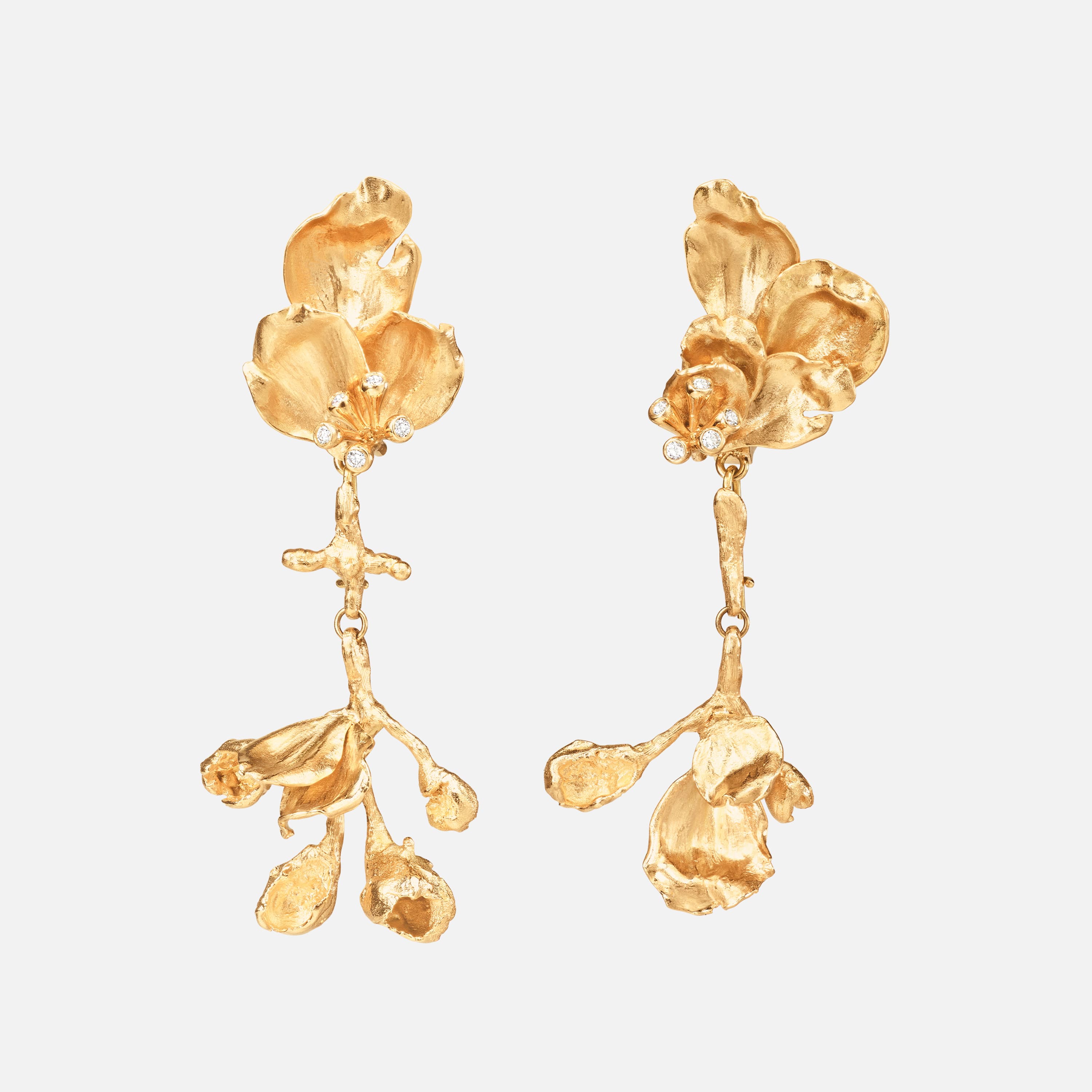 Wild Rose Stud Earrings