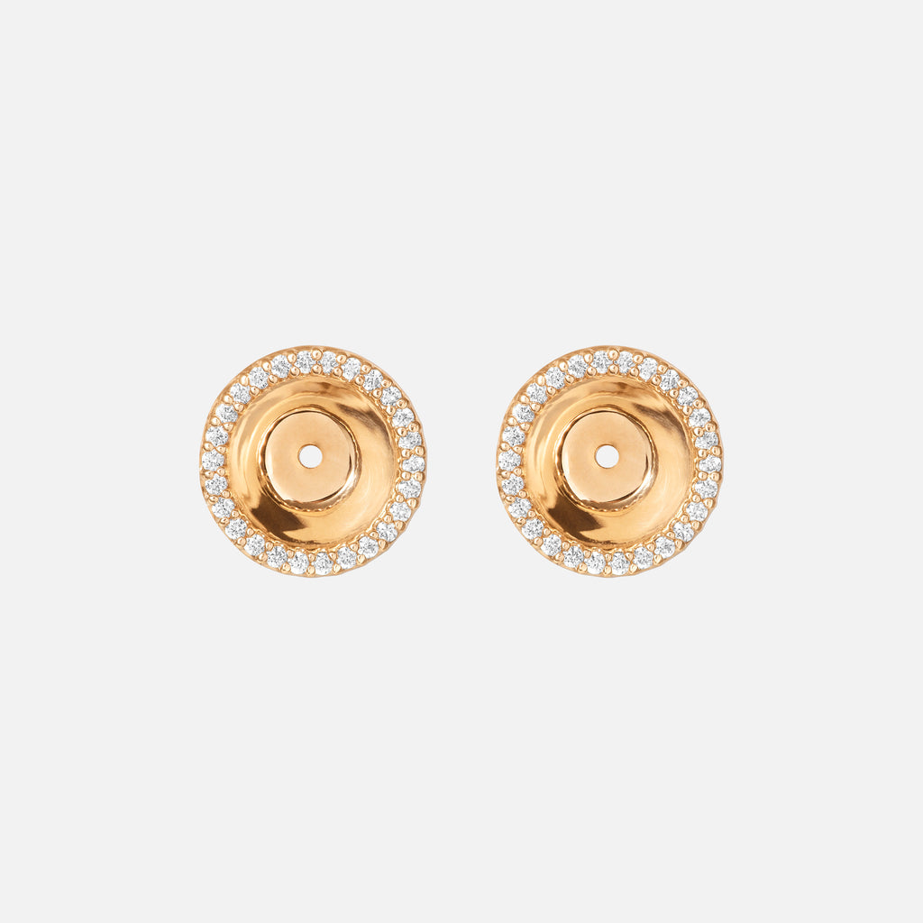 Lotus Diamond Wreath Earring Pendants