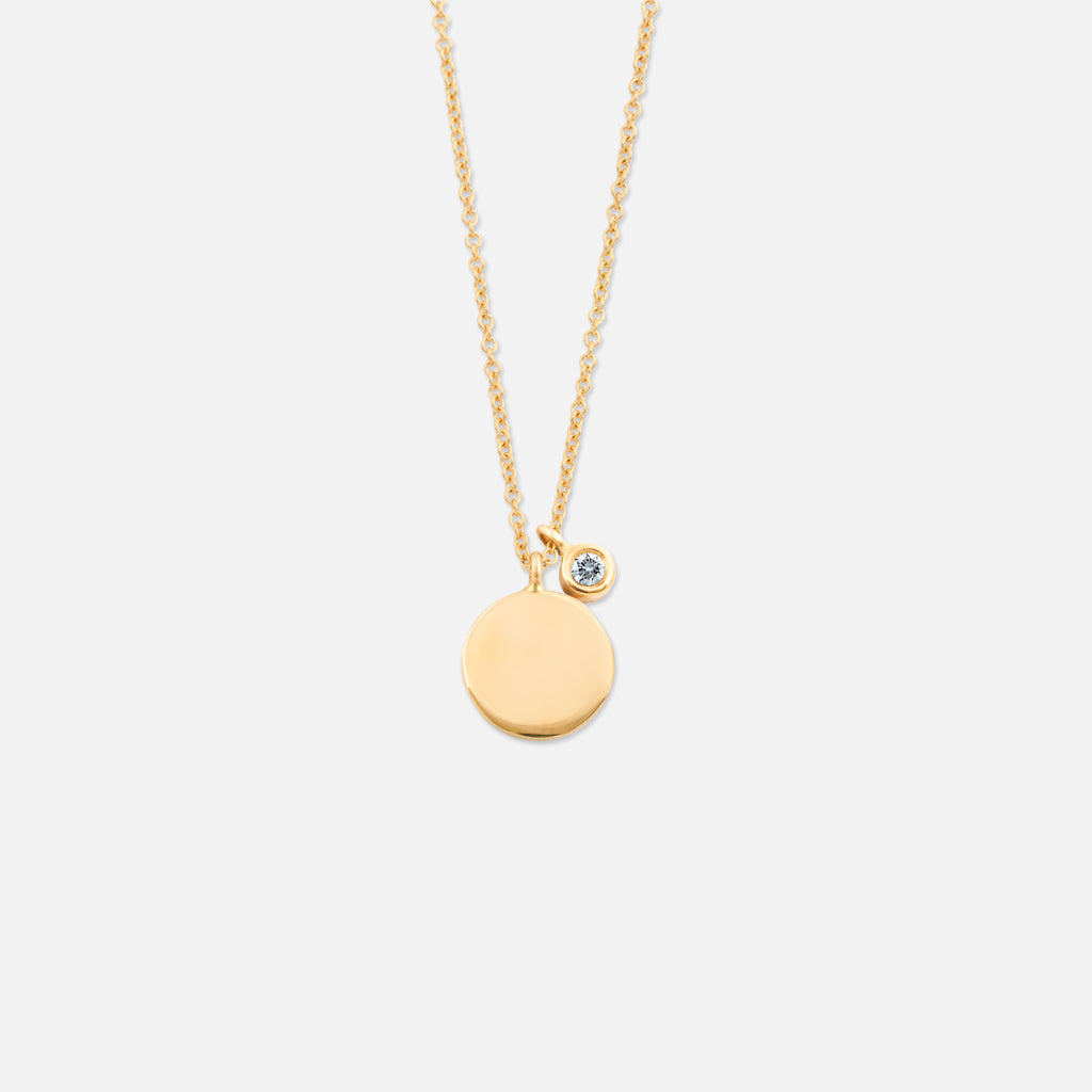 Tiny Dancer Halsband Med Platta 0.03ct
