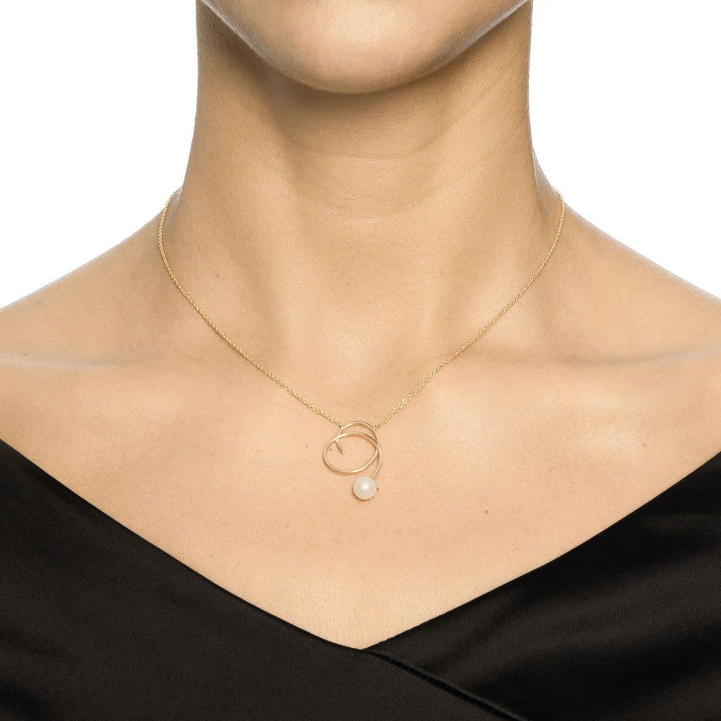 Little Curly Pearly Necklace