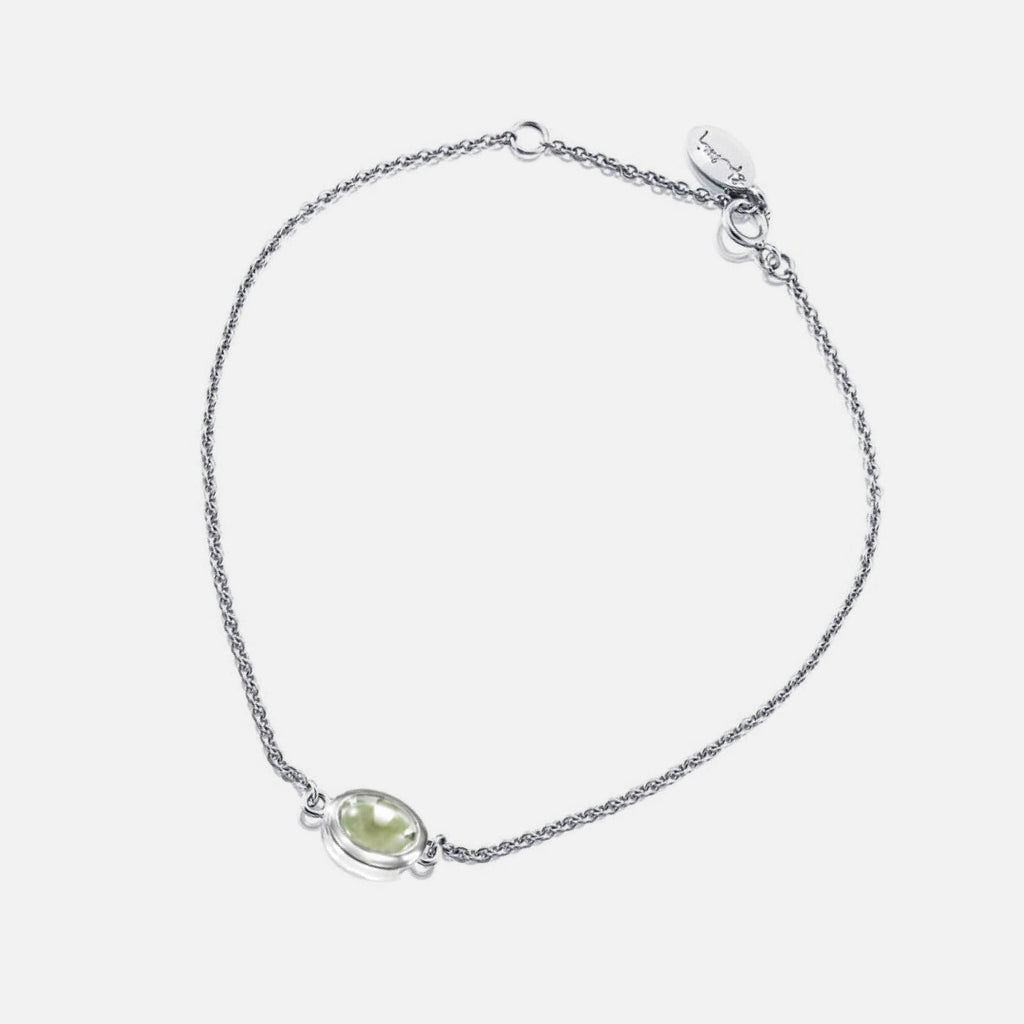 Love Bead Bracelet Green Quartz