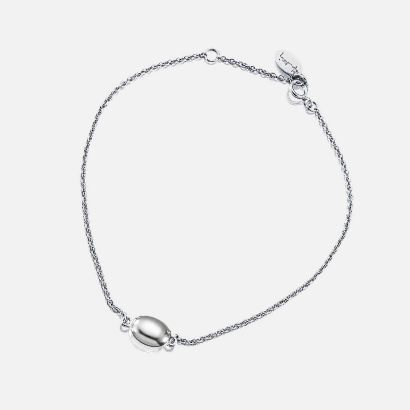 Love Bead Bracelet Silver