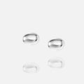Love Bead Ear Silver