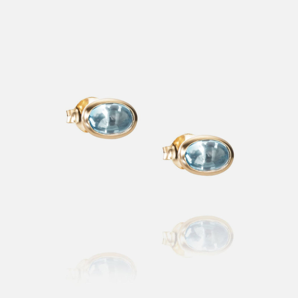 Love Bead Ear Topaz
