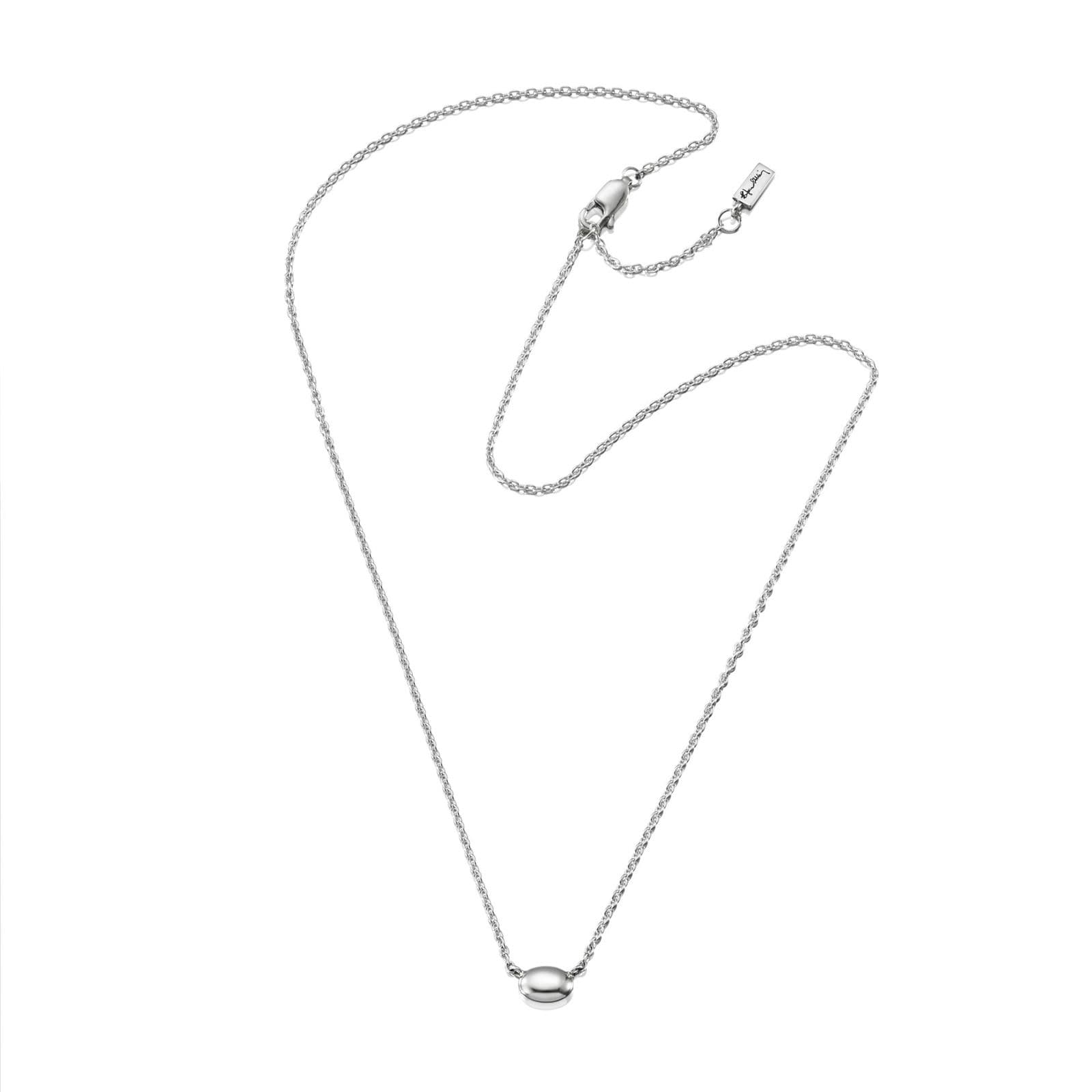 Love Bead Necklace Silver