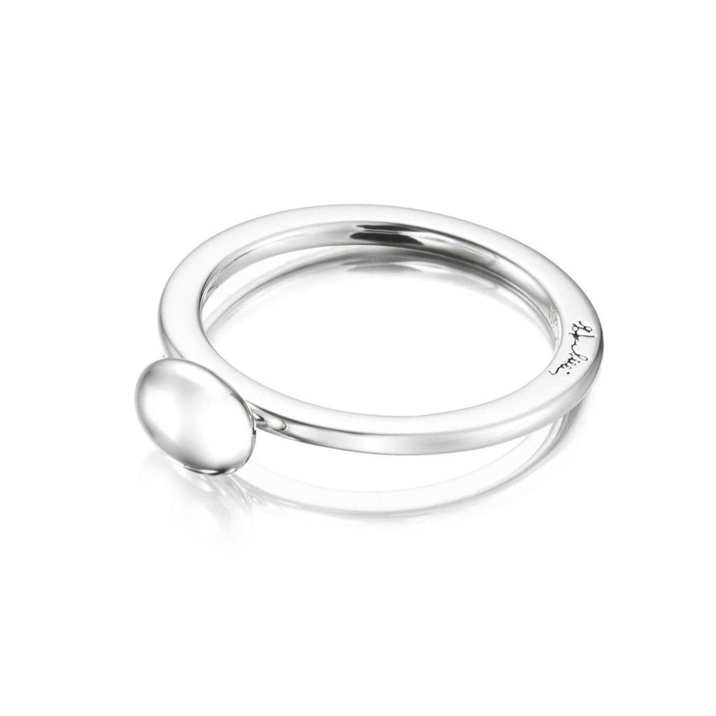 Love Bead Ring Silver