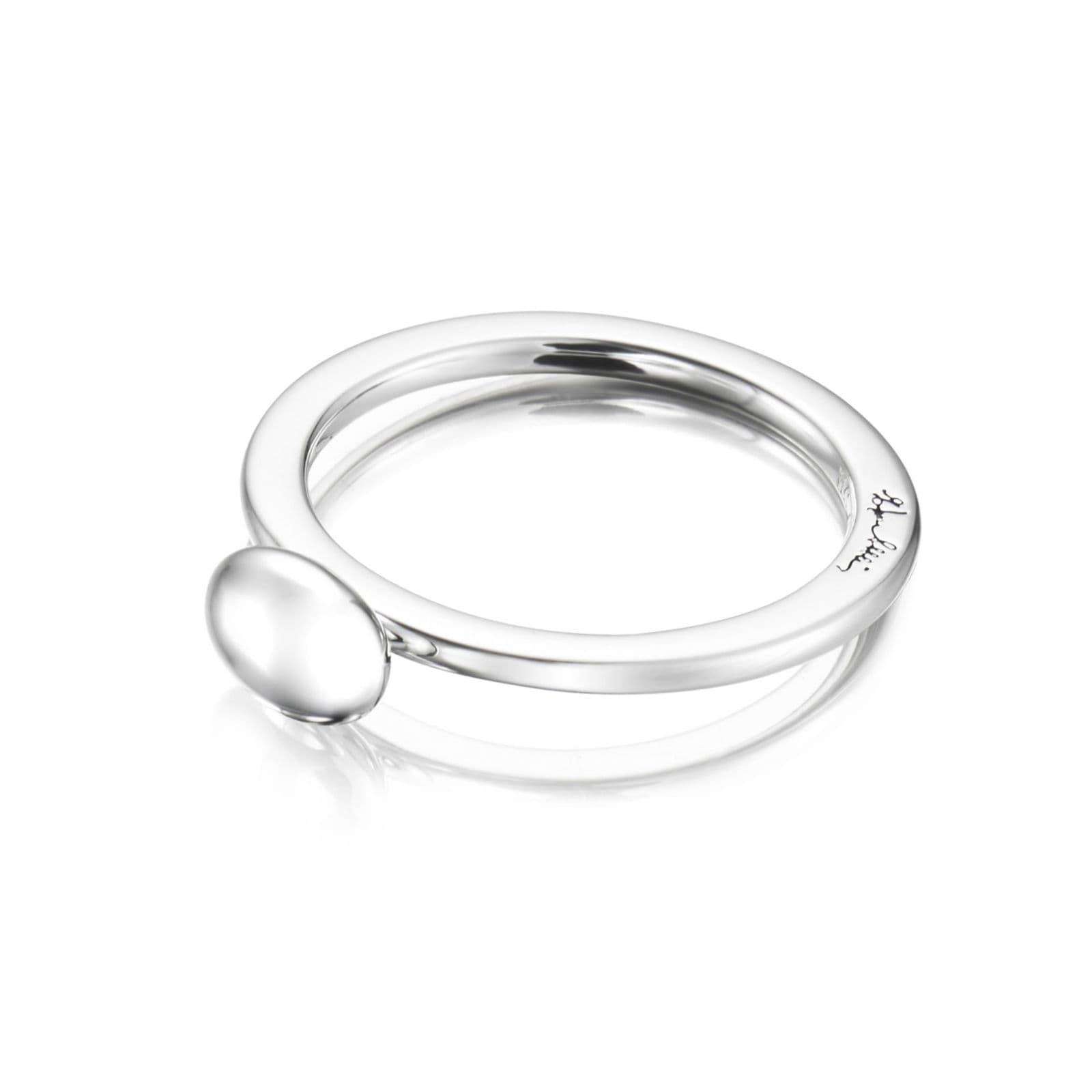 Love Bead Ring Silver