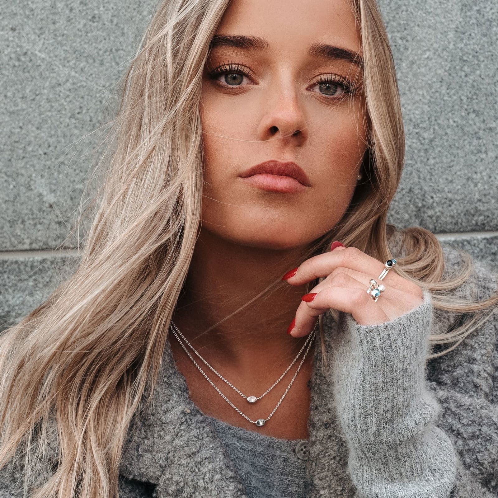 Love Bead Ring Silver