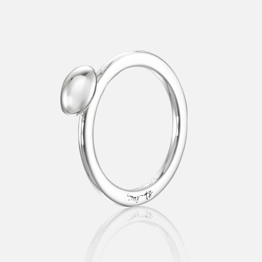 Love Bead Ring Silver