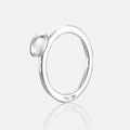Love Bead Ring Silver