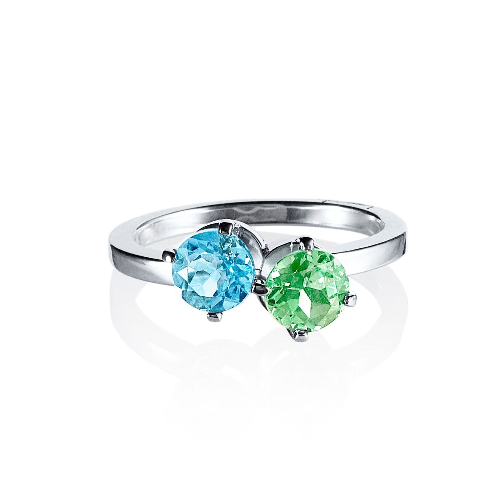 The Sea & I Ring Green Sapphire/Topaz